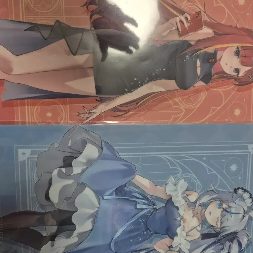 [BUNJANG] Akane Leeze &amp; Aokiumo Rin Clear File / 아카네 리제 / 아오쿠모 린 클리어파일