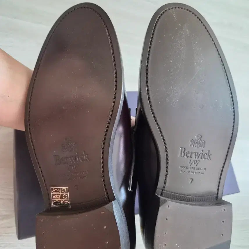 [BUNJANG] Berwick 5341 Dark Brown Leather Shoes / 버윅 5341 다크브라운 uk7 260팝니다
