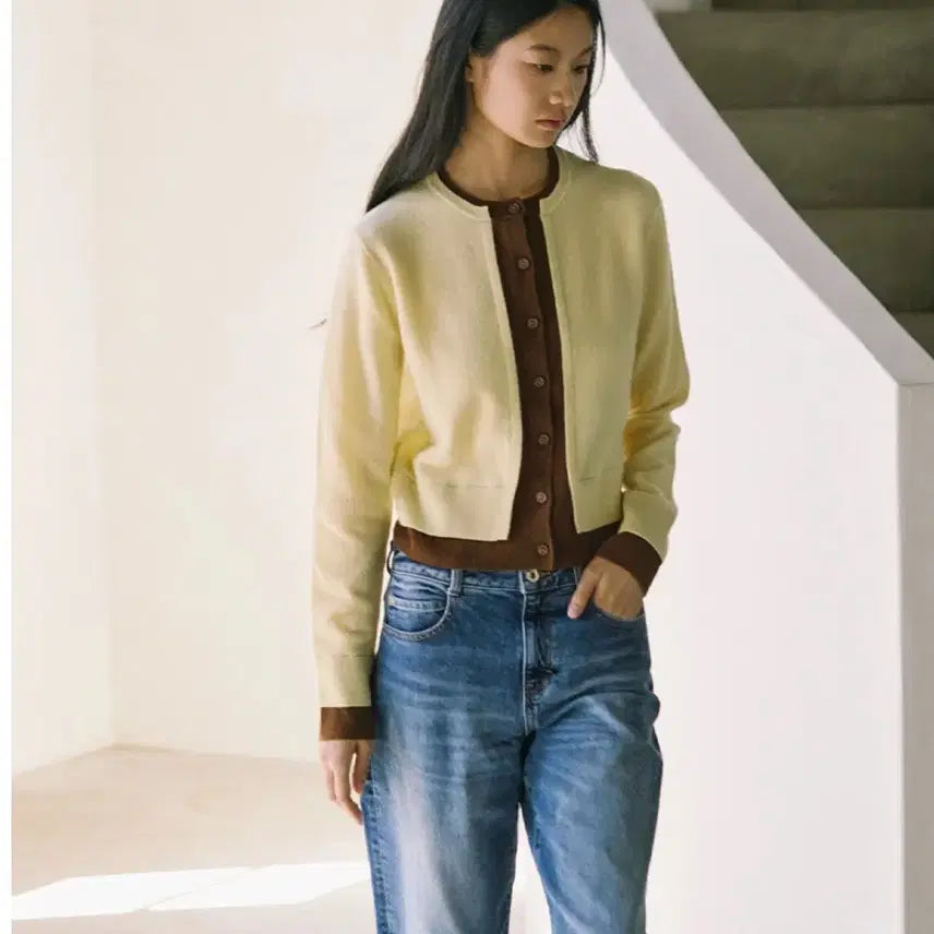 [BUNJANG] SHINE ON YOU Premium Layered Merino Wool Cardigan / 샤인온유 프리미엄 슈퍼파인 메리노울 레이어드 가디건