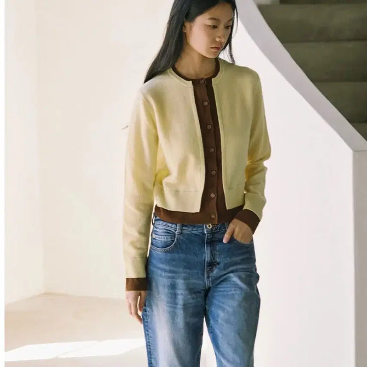 [BUNJANG] SHINE ON YOU Premium Layered Merino Wool Cardigan / 샤인온유 프리미엄 슈퍼파인 메리노울 레이어드 가디건