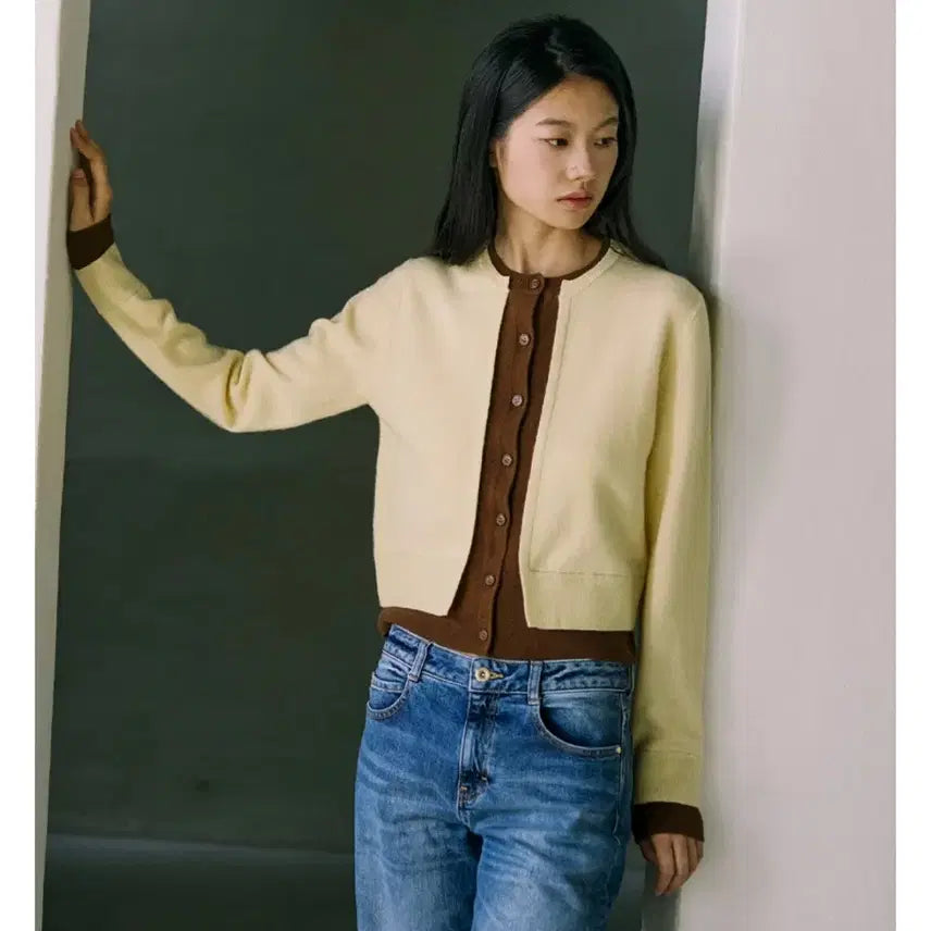 [BUNJANG] SHINE ON YOU Premium Layered Merino Wool Cardigan / 샤인온유 프리미엄 슈퍼파인 메리노울 레이어드 가디건