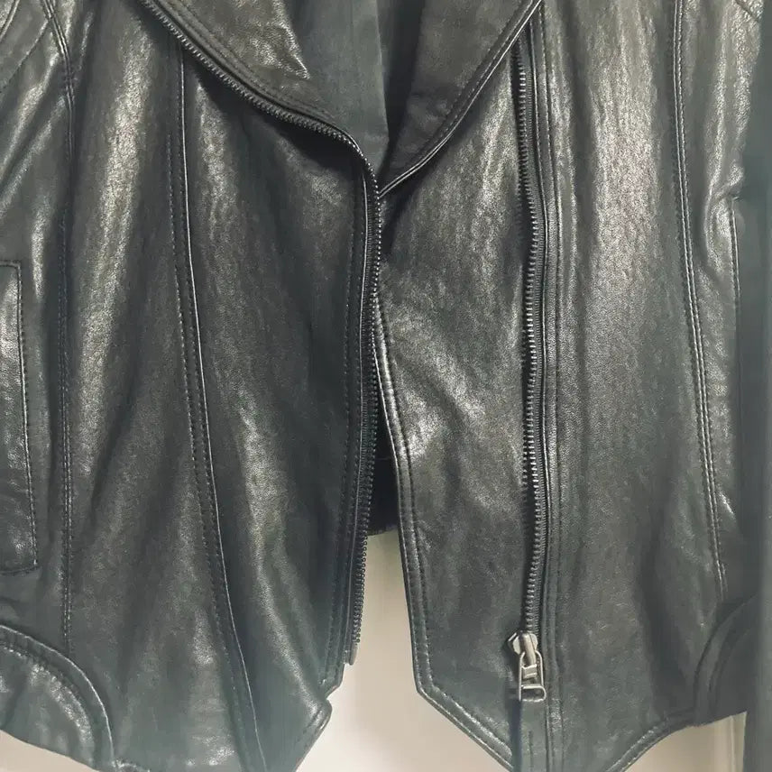 [BUNJANG] GUESS Lambskin Leather Rider Jacket (Women&