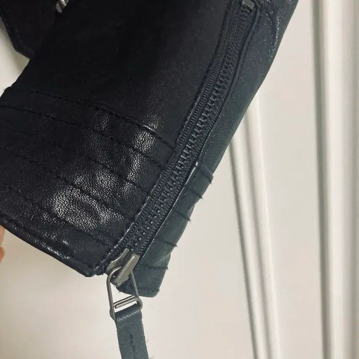 [BUNJANG] GUESS Lambskin Leather Rider Jacket (Women&