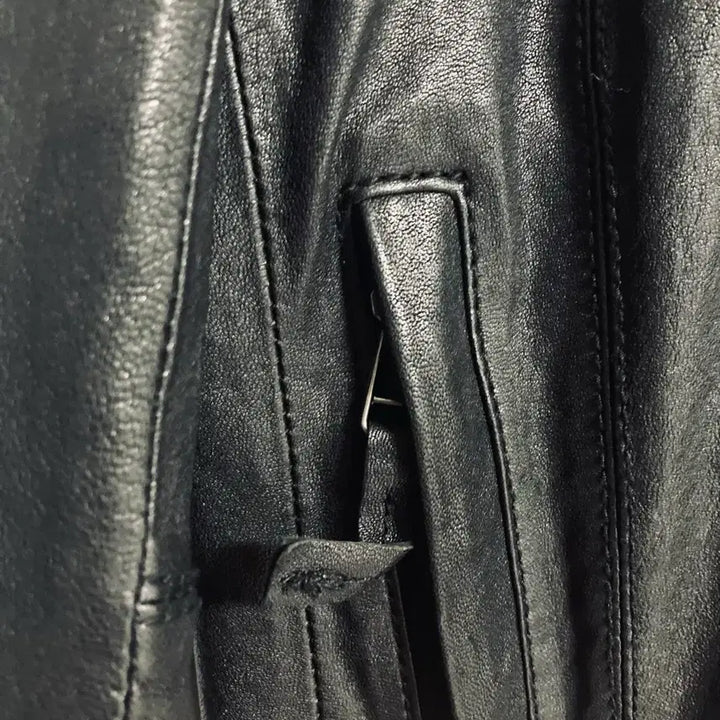 [BUNJANG] GUESS Lambskin Leather Rider Jacket (Women&