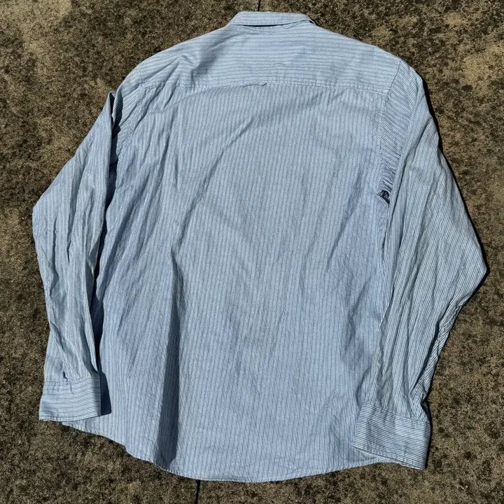 [BUNJANG] Carhartt WIP Striped Shirt (Sky Blue) / [L] 칼하트WIP 스트라이프 셔츠(하늘)