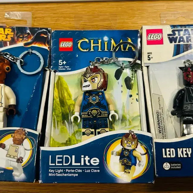 [BUNJANG] LEGO Star Wars/Chima LED Keychain Light Set / 레고 스타워즈/키마 LED 키링 라이트 세트