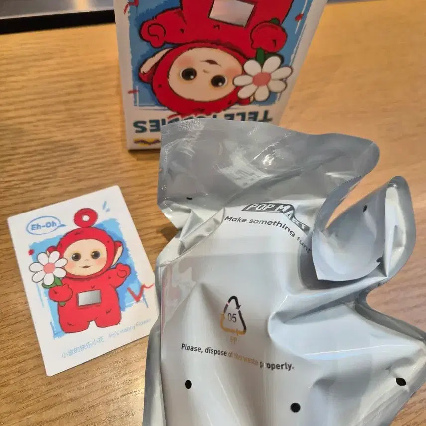 [SOLD OUT] 팝마트 텔레토비 인형키링 뽀 비닐미개봉