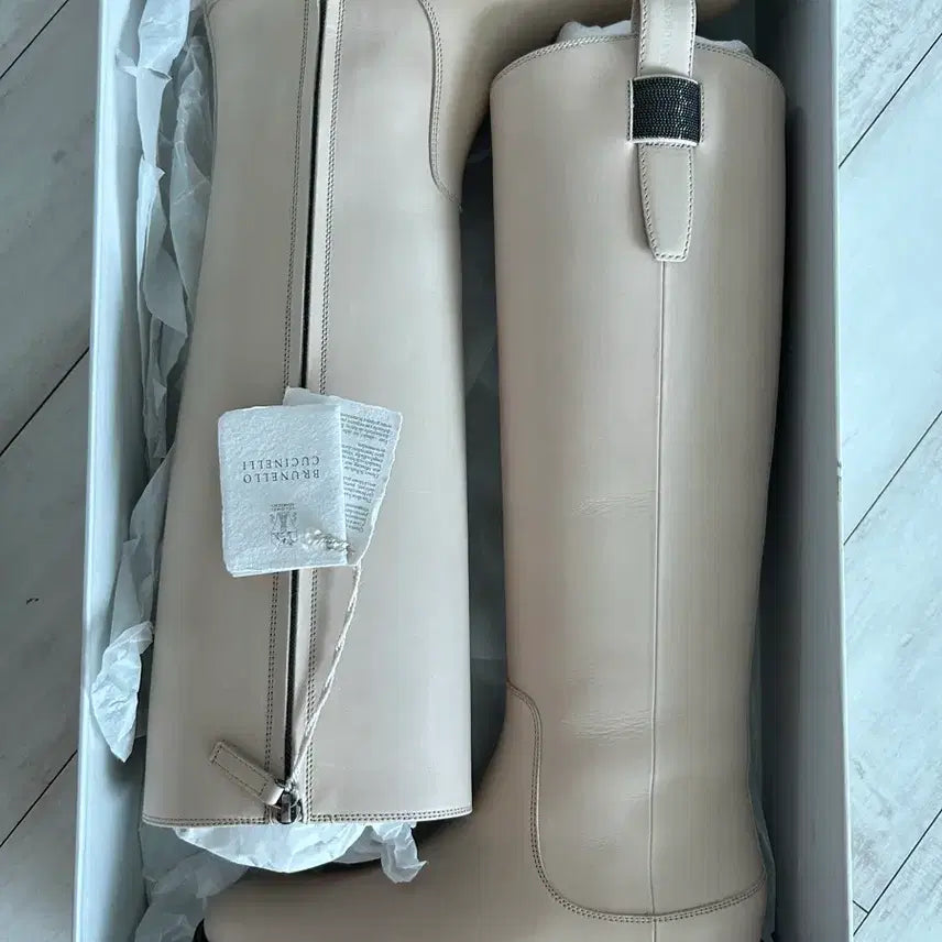 [BUNJANG] Brunello Cucinelli Monili Long Boots 37 / 브루넬로쿠치넬리 모닐리 롱부츠 37 (택달린 완전 새것)