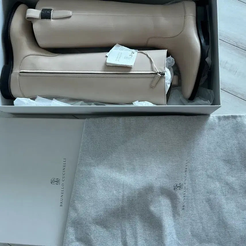 [BUNJANG] Brunello Cucinelli Monili Long Boots 37 / 브루넬로쿠치넬리 모닐리 롱부츠 37 (택달린 완전 새것)