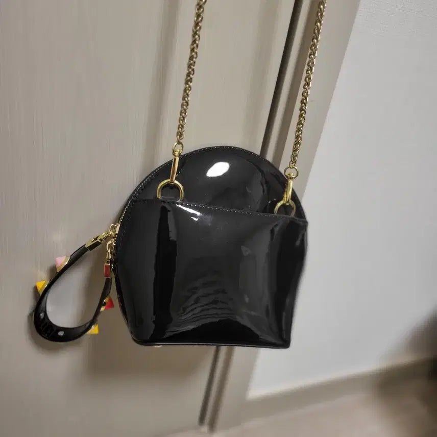 [BUNJANG] Ivory Chain Mini Crossbody Bag / 아이보리색 체인 미니 크로스백