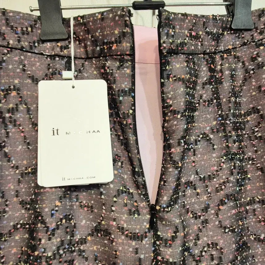 [BUNJANG] It MICHAA Tweed Fabric Skirt / 잇미샤 트위드 원단 스커트