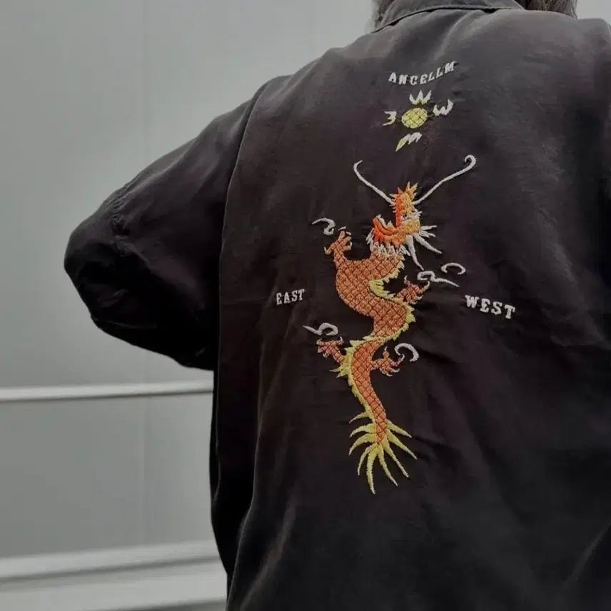 [SOLD OUT] [2] 안셀름 AGING EMBROIDERY SHIRT 셔츠