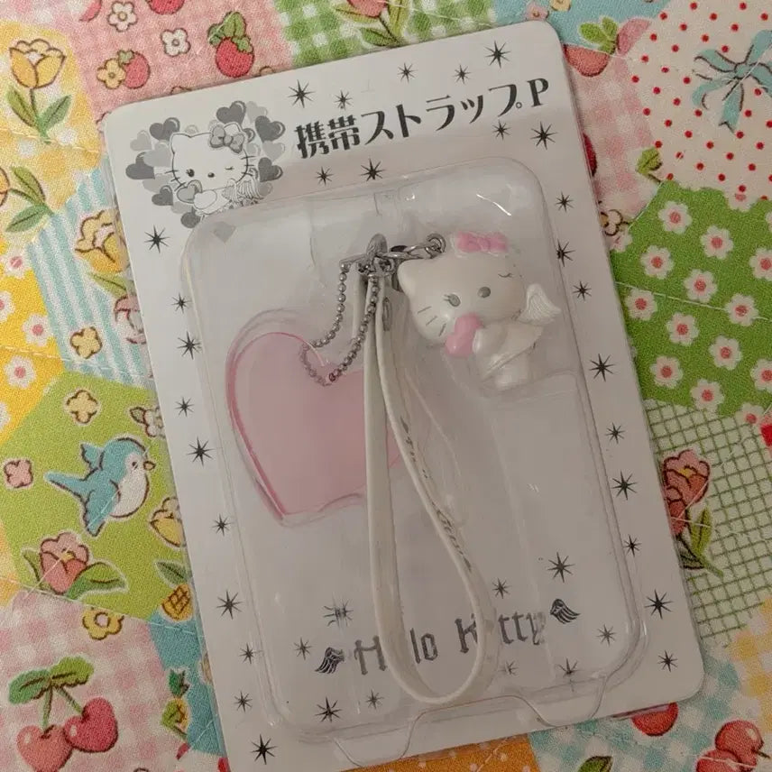 [BUNJANG] Vintage Angel Hello Kitty Strap / 고전 천사 키티 스트랩 박스형