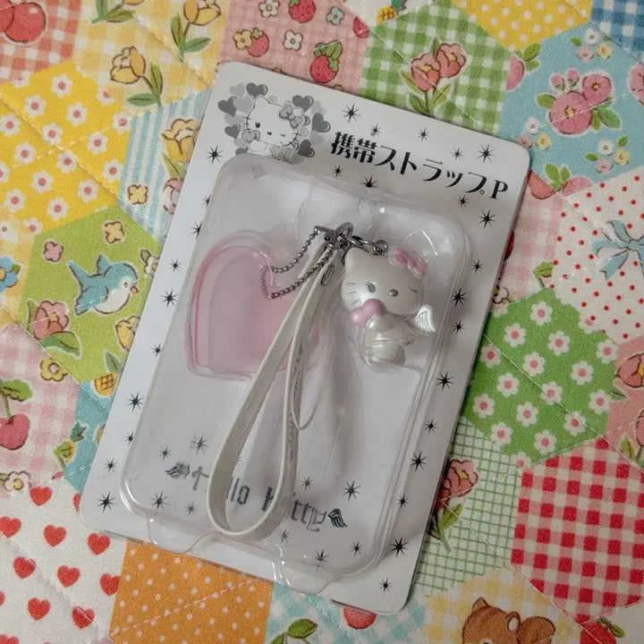 [BUNJANG] Vintage Angel Hello Kitty Strap / 고전 천사 키티 스트랩 박스형