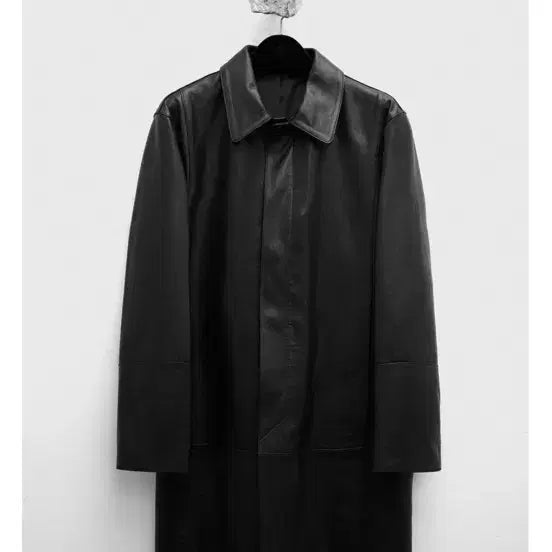[BUNJANG] Youth 26ss Leather Car Coat Black L / 유스/26ss 레더 카코트 블랙/L
