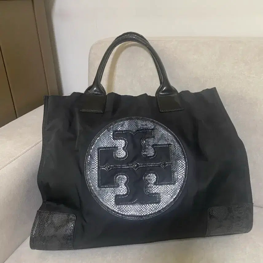 [BUNJANG] Tory Burch Ella Tote Bag / 토리버치 엘라 토트뱀피(정품)