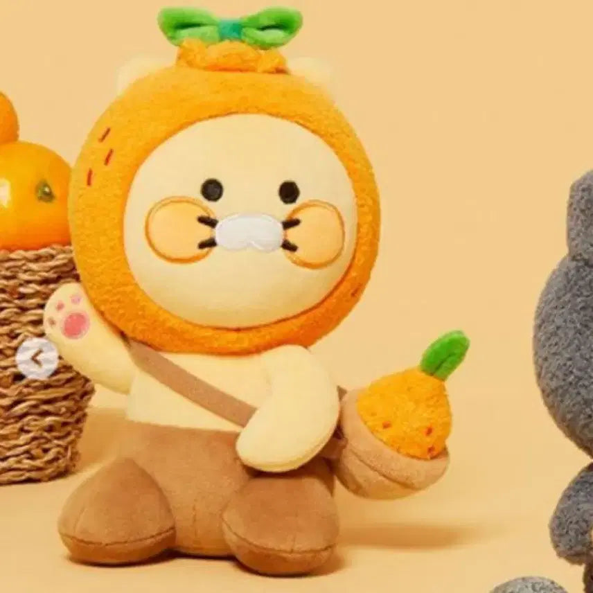 [BUNJANG] Kakao Friends Jeju Tangerine Chunsik Doll / (새상품) 카카오프렌즈 제주 감귤 춘식이 인형