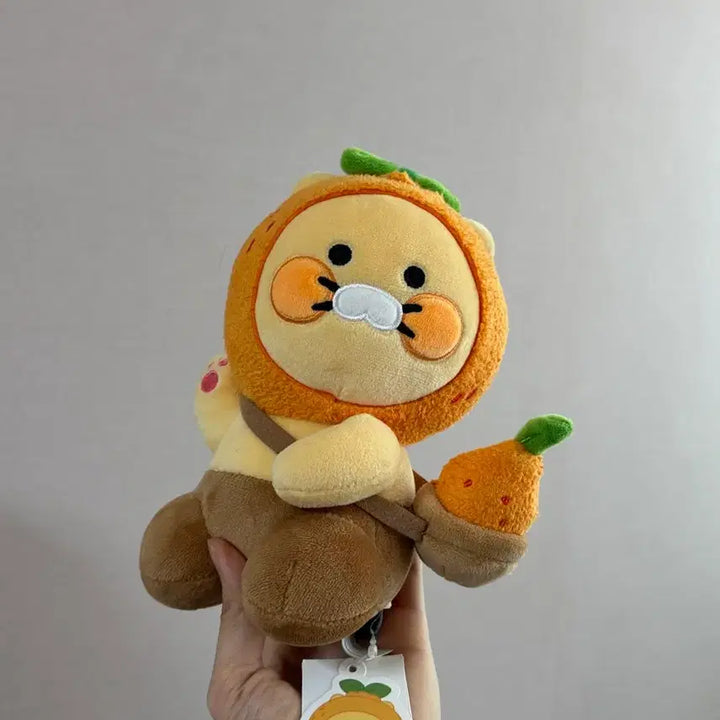 [BUNJANG] Kakao Friends Jeju Tangerine Chunsik Doll / (새상품) 카카오프렌즈 제주 감귤 춘식이 인형