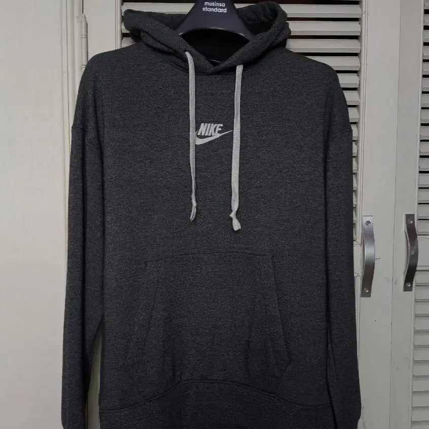[BUNJANG] Nike Heritage Charcoal Hoodie T-shirt / m 나이키 헤리티지 차콜 후드티셔츠
