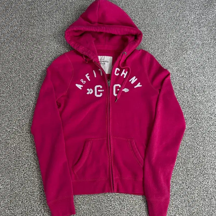[SOLD OUT] 아베크롬비 핑크 후드집업