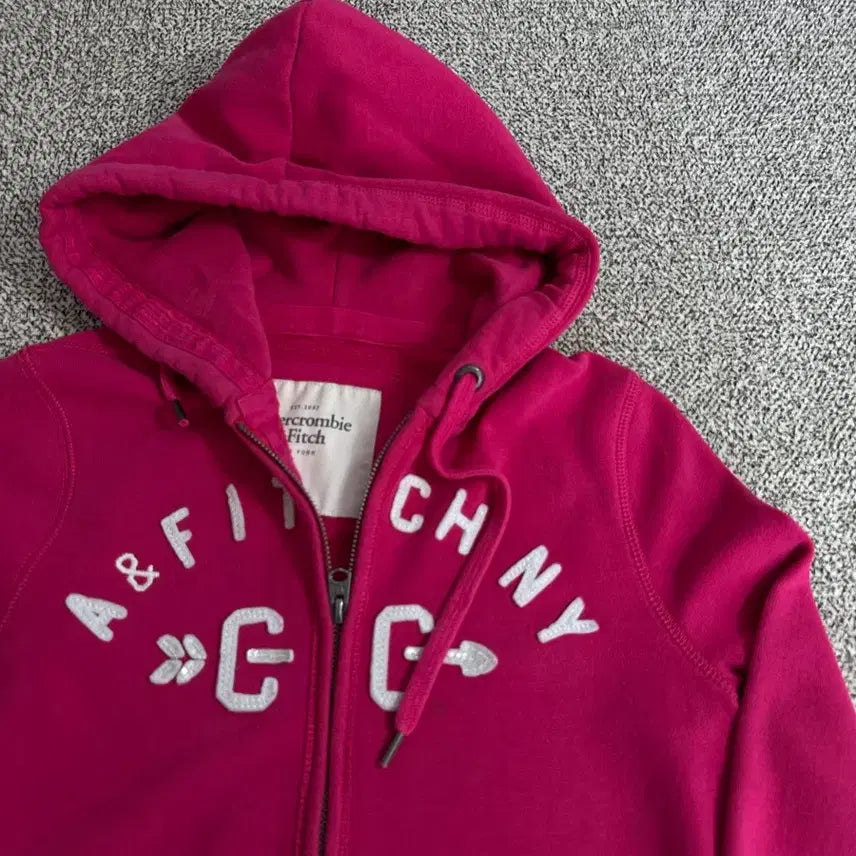 [SOLD OUT] 아베크롬비 핑크 후드집업