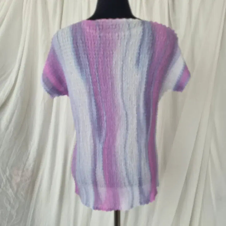 [BUNJANG] Pleated Short Sleeve Blouse T-shirt / 플리츠 주름 반팔 블라우스 티셔츠