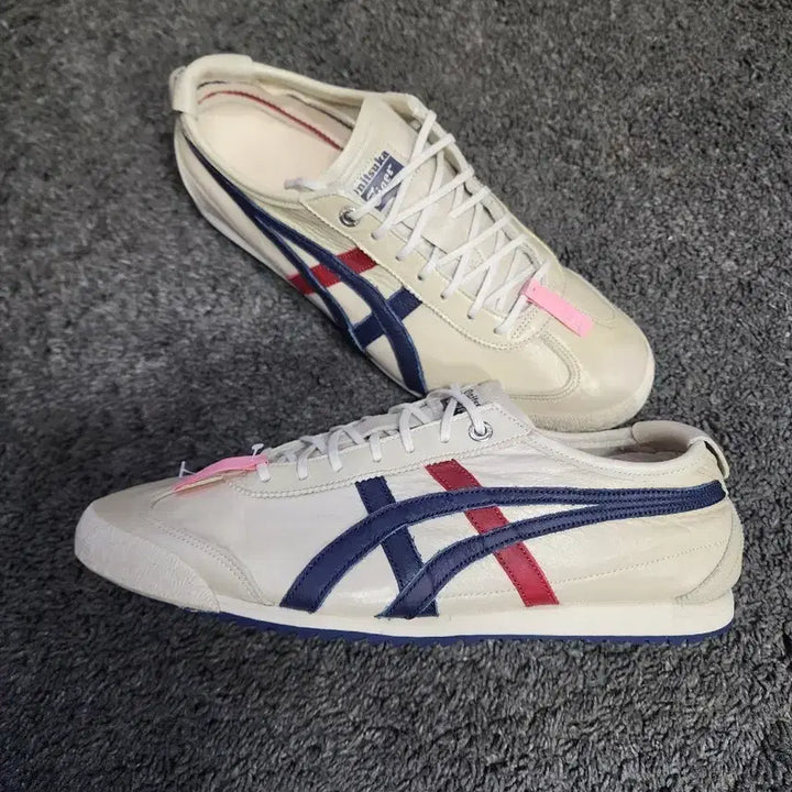 [BUNJANG] Onitsuka Tiger Mexico 66 Cream Peacoat Sneakers / 오니츠카타이거 멕시코66 크림 피코트 270사이즈