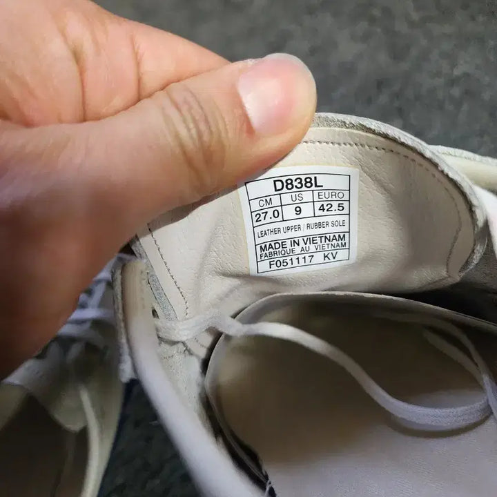 [BUNJANG] Onitsuka Tiger Mexico 66 Cream Peacoat Sneakers / 오니츠카타이거 멕시코66 크림 피코트 270사이즈