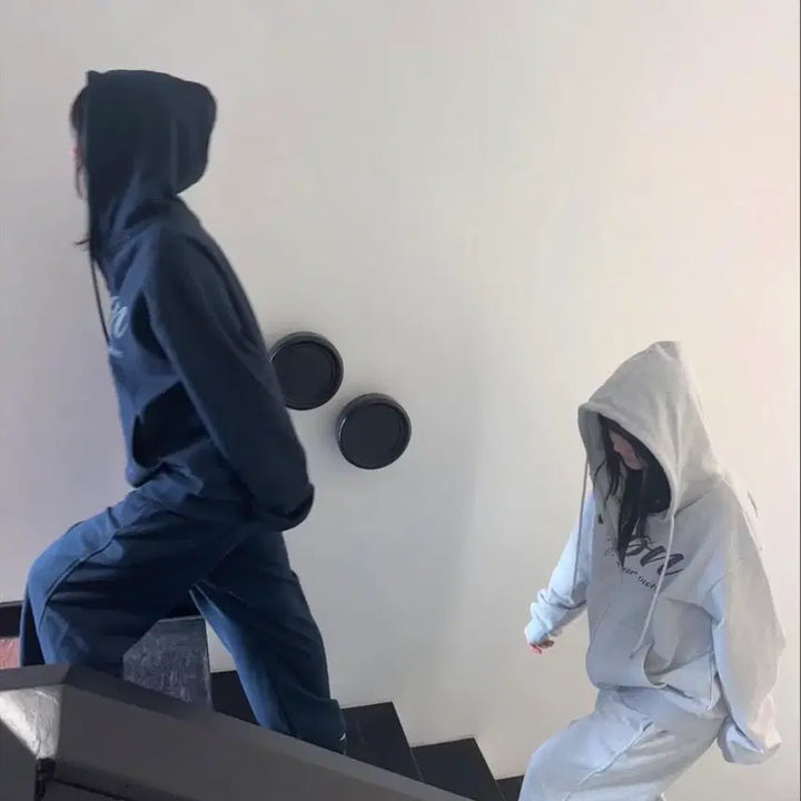 [BUNJANG] As On Loose Training Hooded Zip-up White Melange / 애즈온 루즈 트레이닝 후드집업 화이트 멜란지