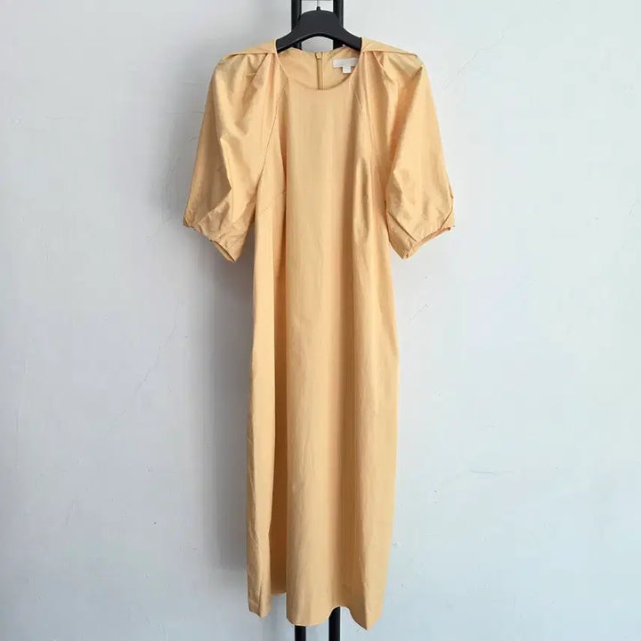 [BUNJANG] COS Puff Sleeve Long Dress / 정품 코스 COS 퍼프 반팔 롱 원피스