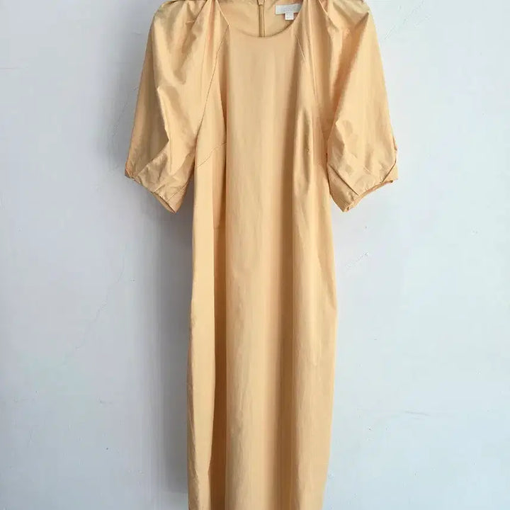 [BUNJANG] COS Puff Sleeve Long Dress / 정품 코스 COS 퍼프 반팔 롱 원피스