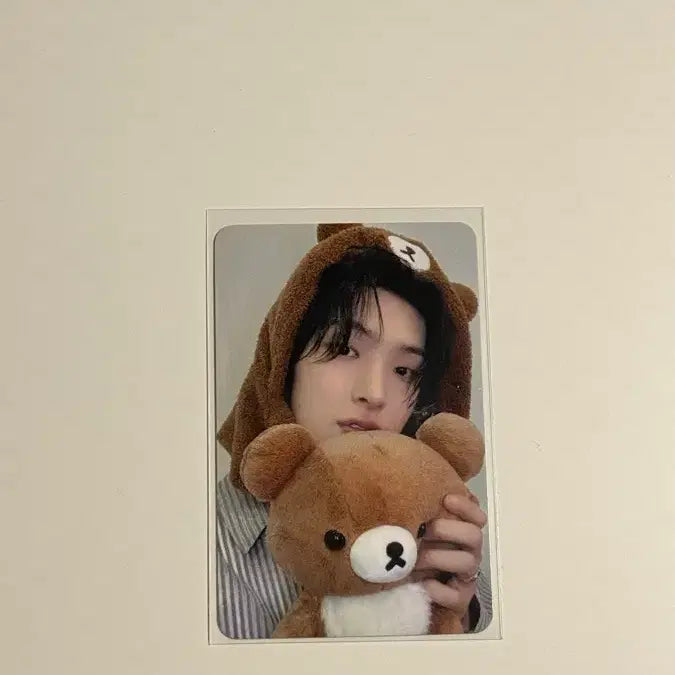 [BUNJANG] ATEEZ Min Gi Photocard / 에이티즈 곰돌이 포카 민기