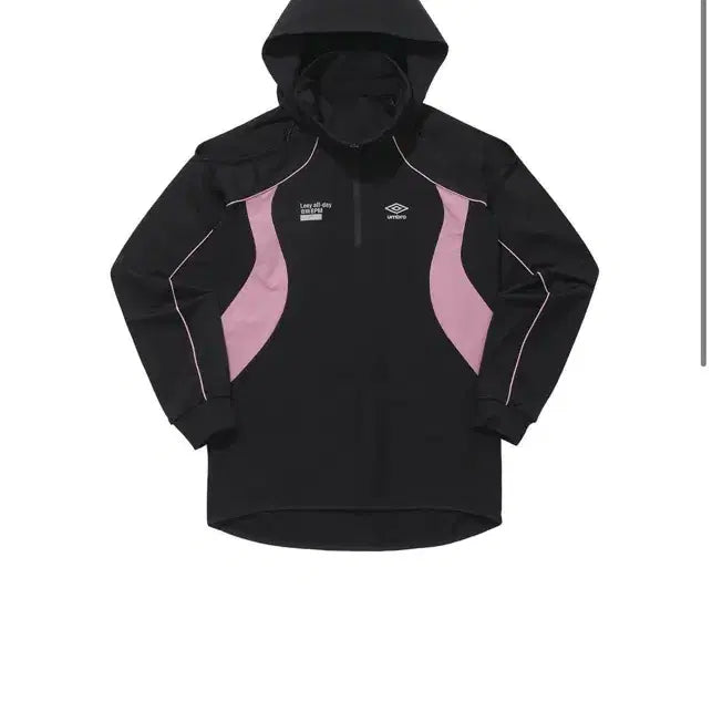 [BUNJANG] Umbro Leey Hybrid Hood Anorak Black / 엄브로 leey 콜라보 하이브리드 후드 아노락 블랙