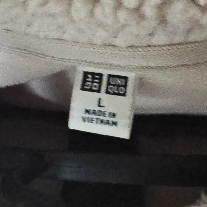 [BUNJANG] Uniqlo Ivory Fleece Jacket / 유니클로 아이보리색 후리스