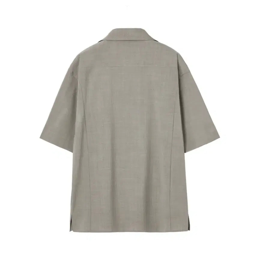 [SOLD OUT] 인사일런스 라이트 울 숏슬리브 셔츠 SAND BEIGE M