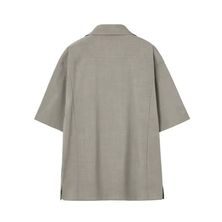 [SOLD OUT] 인사일런스 라이트 울 숏슬리브 셔츠 SAND BEIGE M