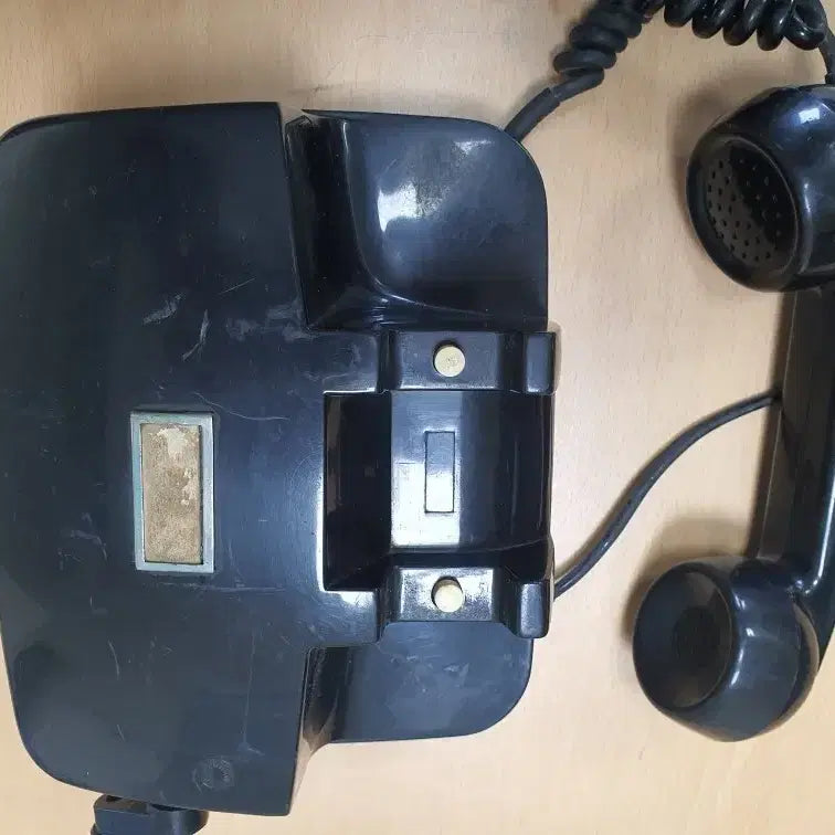 [BUNJANG] Black Manual Vintage Rotary Telephone / 검정색 수동 빈티지 전화기