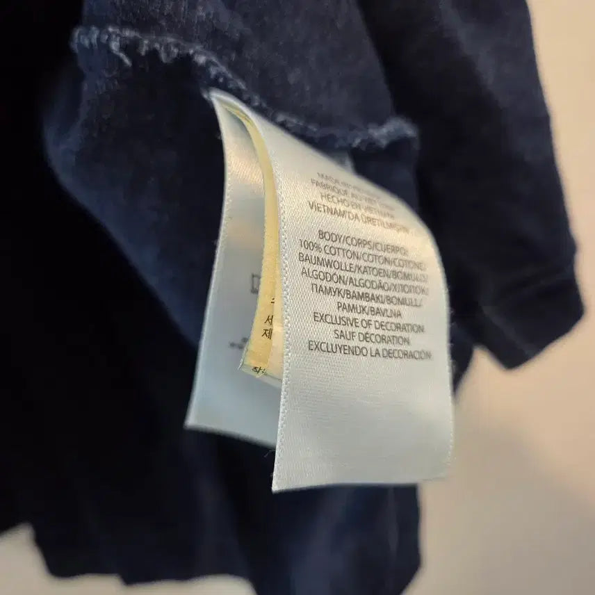 [BUNJANG] Polo Ralph Lauren Henley Navy T-shirt / 폴로랄프로렌 헨리넥 반팔 티셔츠 네이비