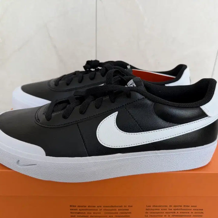 [BUNJANG] Nike Court Vision Low Black White Sneakers / 나이키신발Court Vision 로우 블랙 화이트