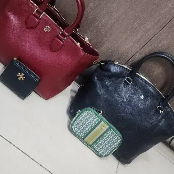 [BUNJANG] Tory Burch 2-Way Shopper Bag (Red) / 토리버치 2WAY 쇼퍼백