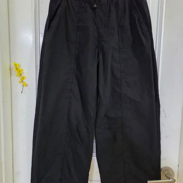 [SOLD OUT] 봄 여름  자라  바스락 면 밴딩 와이드 통바지  허리30까지