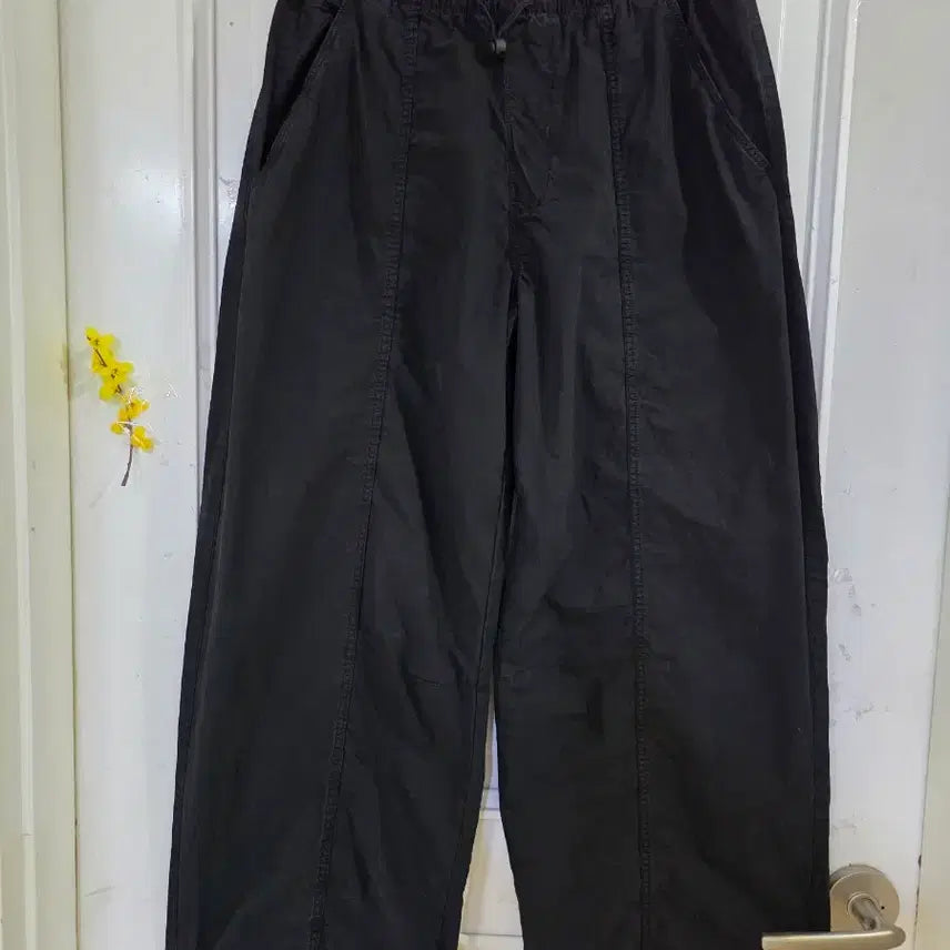 [SOLD OUT] 봄 여름  자라  바스락 면 밴딩 와이드 통바지  허리30까지