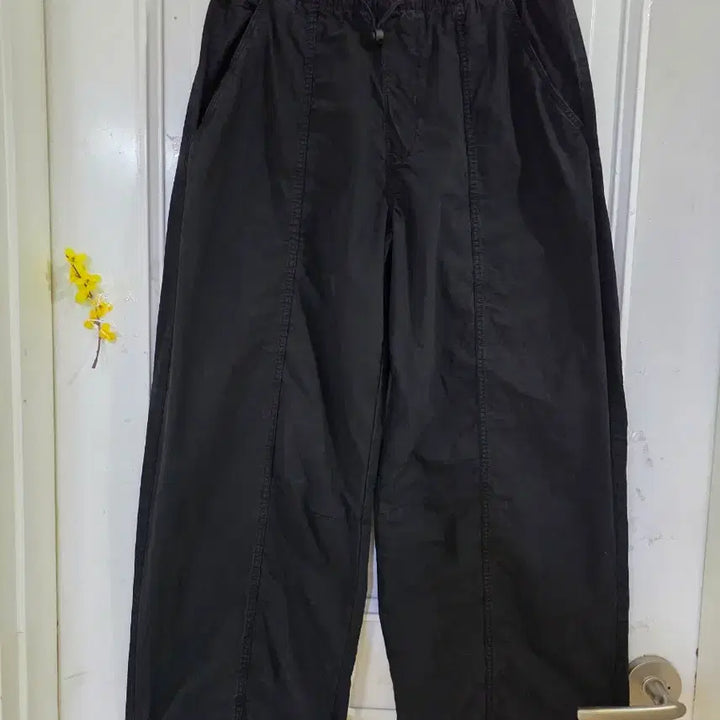 [SOLD OUT] 봄 여름  자라  바스락 면 밴딩 와이드 통바지  허리30까지