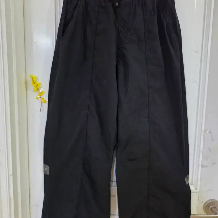 [SOLD OUT] 봄 여름  자라  바스락 면 밴딩 와이드 통바지  허리30까지