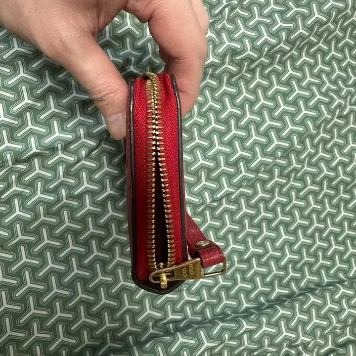 [BUNJANG] Louis Vuitton Monogram Empreinte Zippy Wallet Red Long Wallet / (정품) 루이비통 모노그램 앙프렝뜨 지피 월릿 레드 여성 장지갑 급처