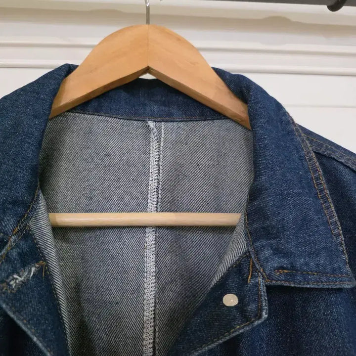[BUNJANG] Nahurang Vintage Denim Jacket / 봄 빈티지 깜찍한 나후랑  청 자켓  거의새거  가슴단면69