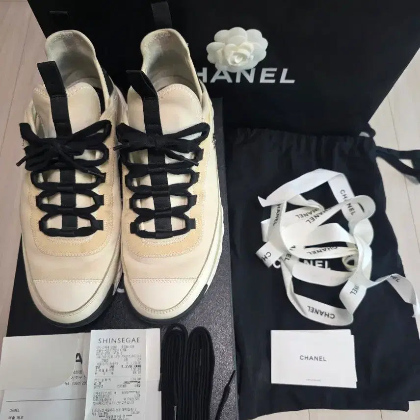 [SOLD OUT] [42]샤넬 믹스드파이버 금장 아이보리 풀구성