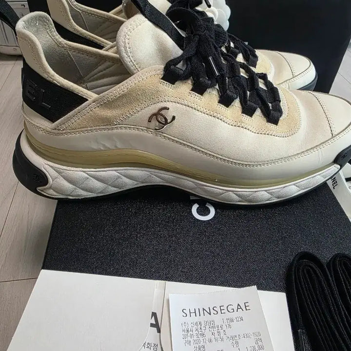 [SOLD OUT] [42]샤넬 믹스드파이버 금장 아이보리 풀구성