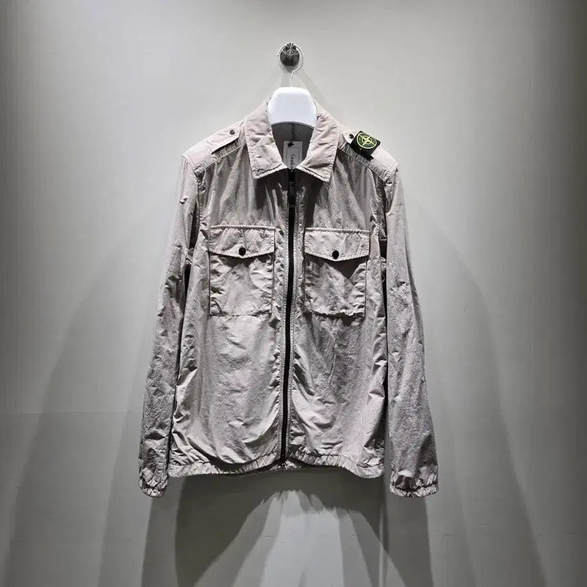 [BUNJANG] Stone Island Naslan Light Overshirt Dove Gray L / [중고/정품] 스톤 아일랜드 나슬란 라이트 오버셔츠 도브 그레이 L