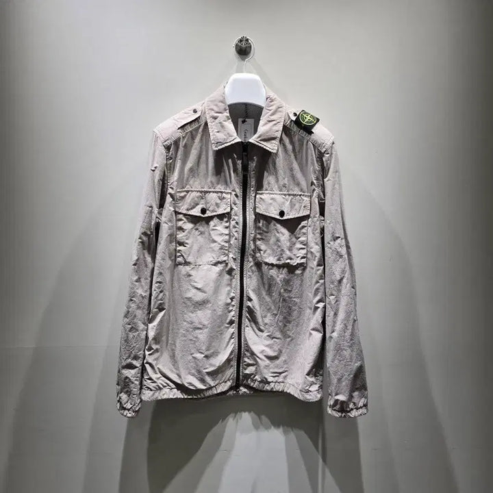 [BUNJANG] Stone Island Naslan Light Overshirt Dove Gray L / [중고/정품] 스톤 아일랜드 나슬란 라이트 오버셔츠 도브 그레이 L